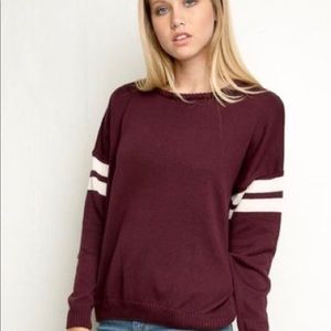 Brandy Melville maroon sweater